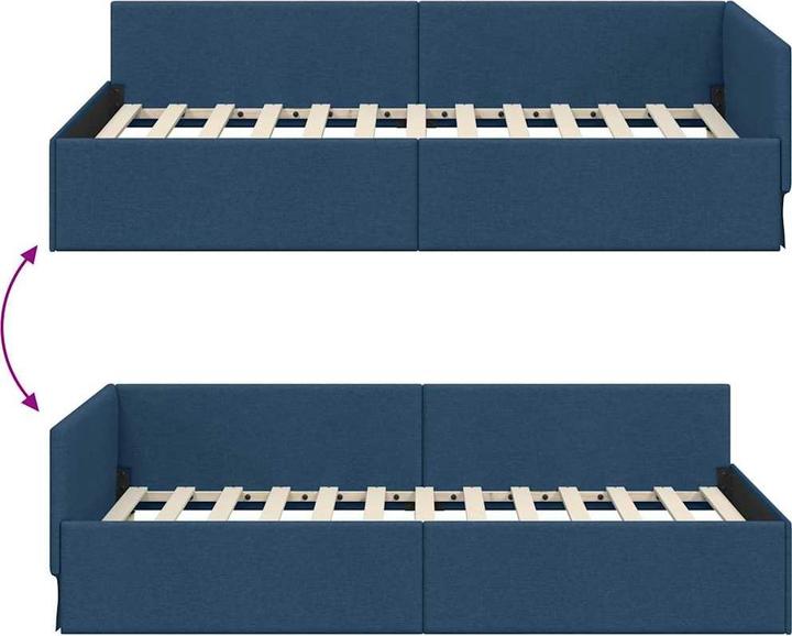 Produktbild vidaXL Eckbettgestell