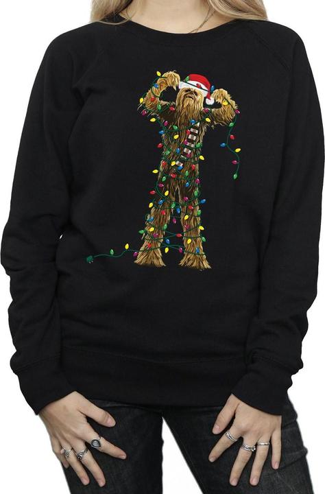 Immagine prodotto Star Wars Chewbacca Christmas Lights Felpa Donna (XXL)