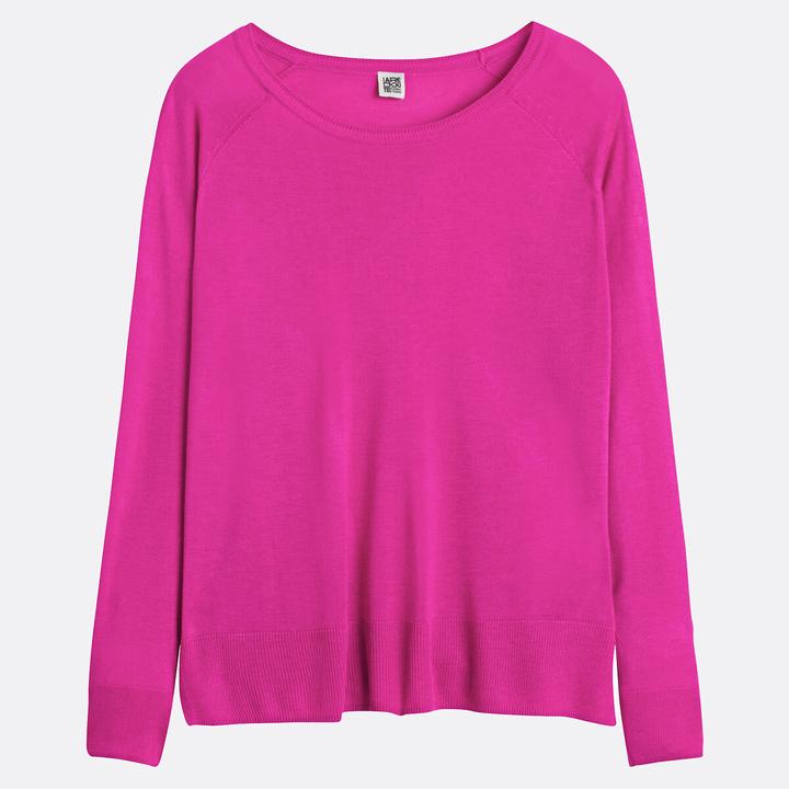Immagine prodotto La Redoute Collections Pullover mit Rundhalsausschnitt aus Feinstrick (S)