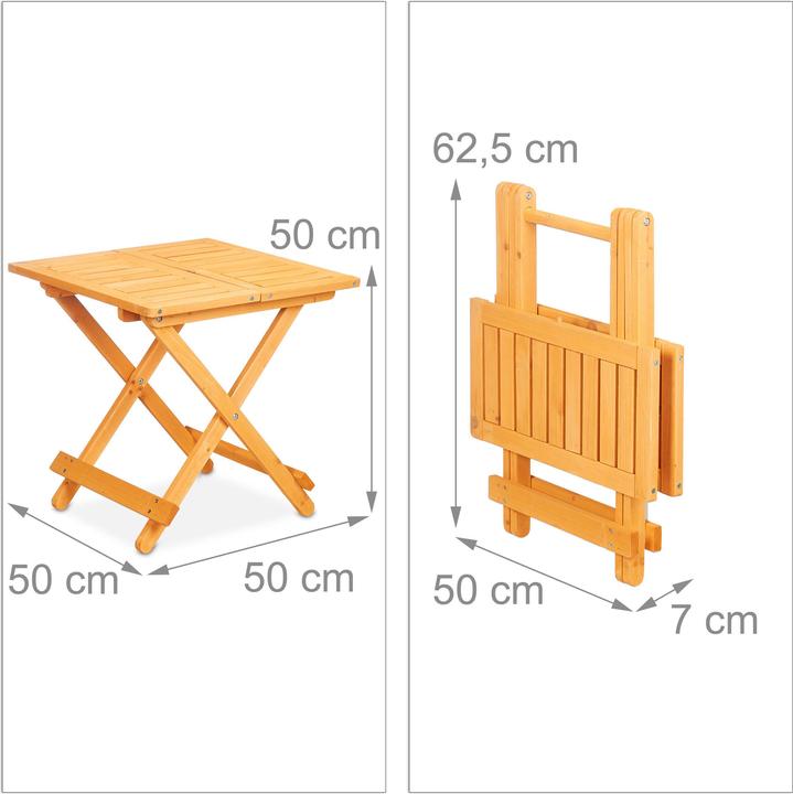 Produktbild Relaxdays Klapptisch