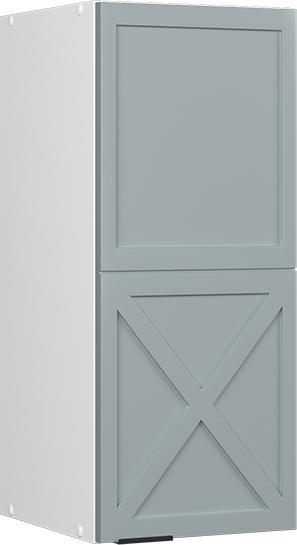 Blau, hellblau-grau, Weiss