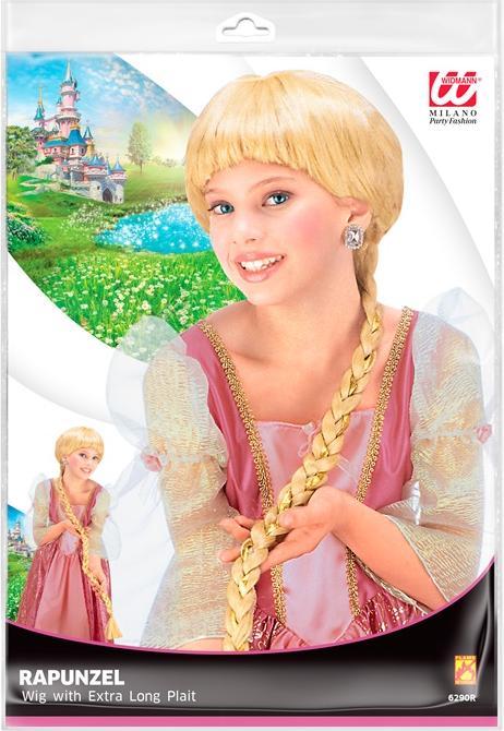Immagine prodotto Widmann Parrucca di Rapunzel per bambini: con treccia extra lunga