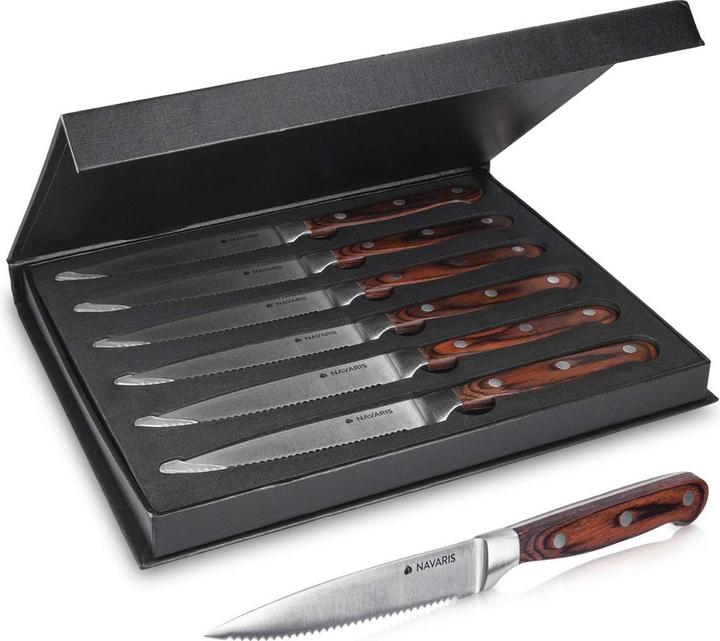 Produktbild Navaris Steakmesser Set (6 Stk., Messer)