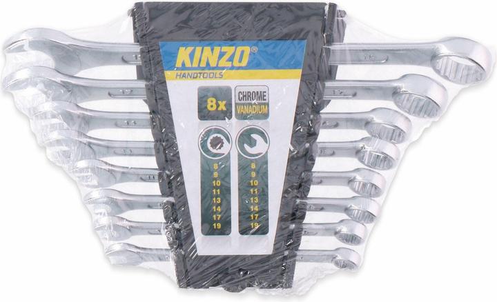 Actual product image Kinzo Tensioner set combi 8pcs 8-19 CV (12 mm, 17 mm, 18 mm, 15 mm, 8 mm, 13 mm, 10 mm, 19 mm, 9 mm, 14 mm, 16 mm, 11 mm)