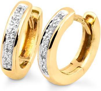 Produktbild Breuning Creolen - BRILL 0,09 Ct. H/si (750/18 K Gold)