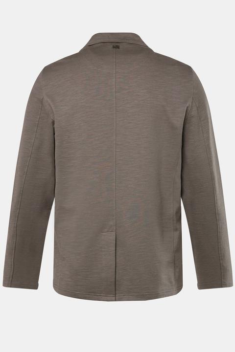 Actual product image JP1880 Sweat jacket, slub, lapel, patch pockets (3XL)