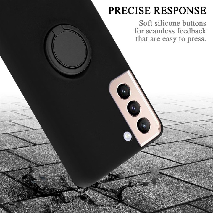 Actual product image Cadorabo TPU Liquid Ring Silicone Case Cover (Samsung Galaxy S21+)
