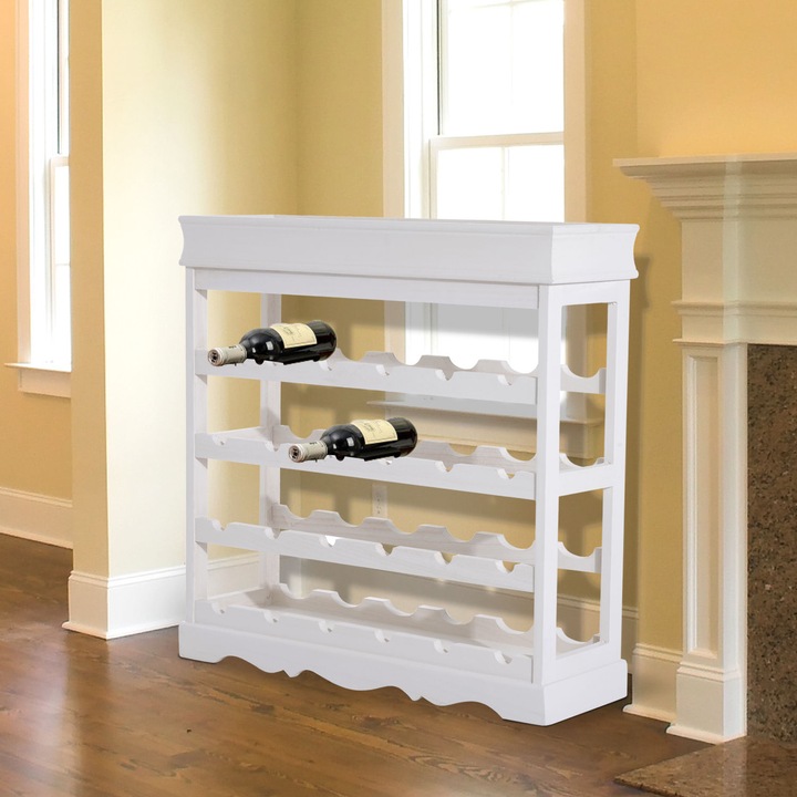 Actual product image Homcom Nostalgia wine rack (70 x 22.5 x 70 cm)
