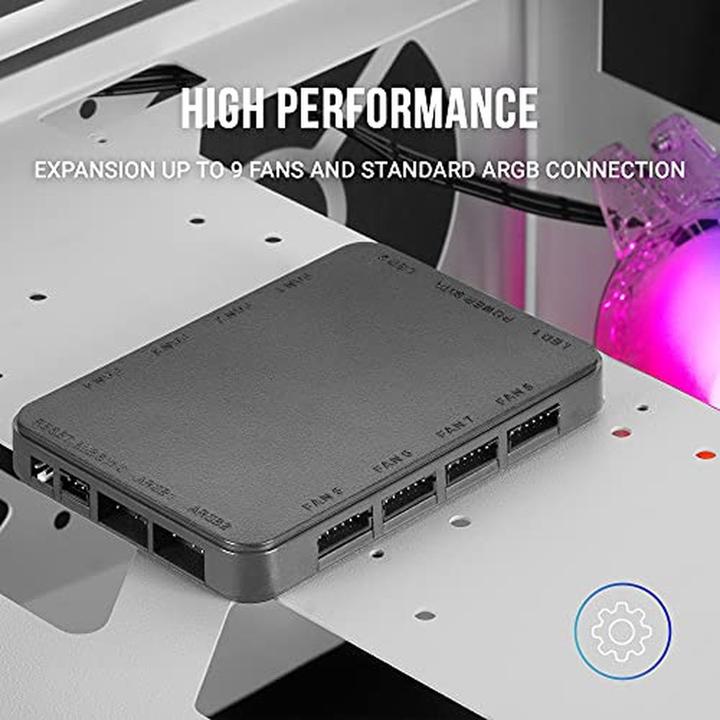 Actual product image Mars Gaming Boitier Moyen Tour Atx Mc51 RGB Avec Panneaux Vitrés (Blanc) (ATX, Mini-ITX, mATX)