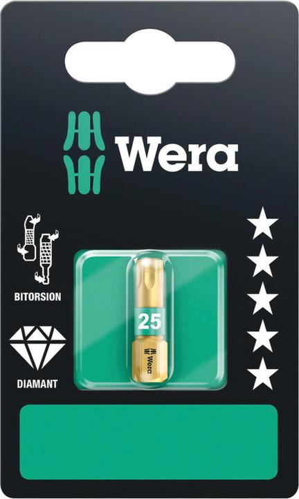 Produktbild Wera 867/1 BDC TX 30 x 25 mm SB (Innensechsrund TX, Sechskant (hexagonal))