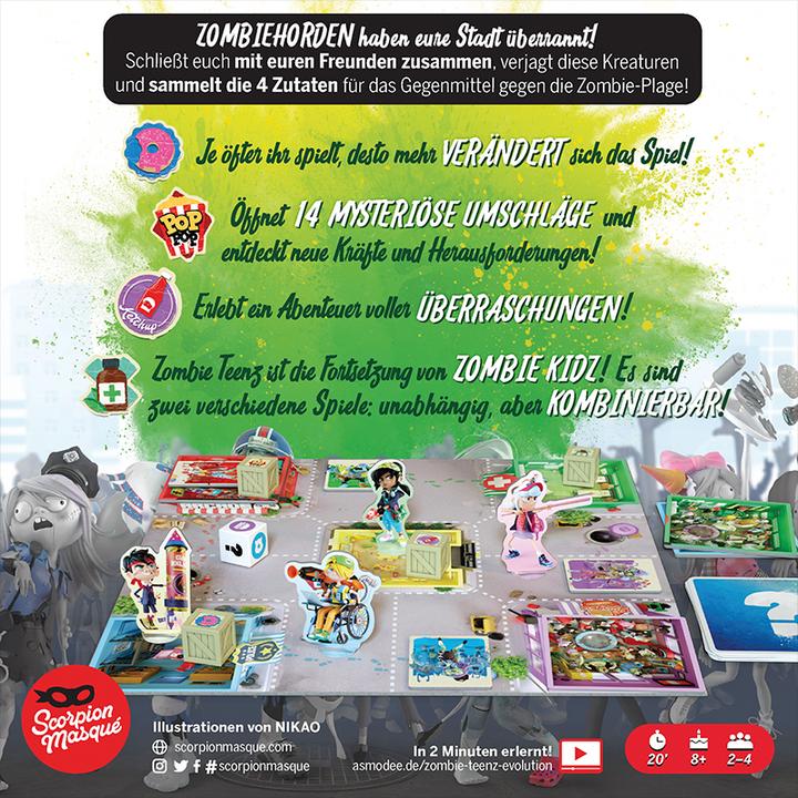 Image du produit Asmodée Zombie Teenz Evolution (Allemand)