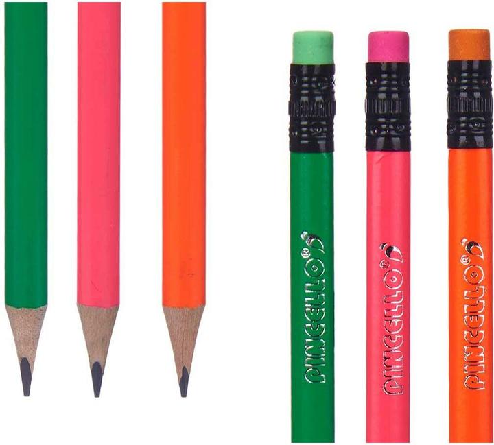 Actual product image Pincello Pencil set sharpener eraser (12 pieces) (12x)