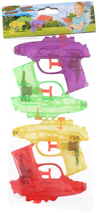 Actual product image Waterzone Water pistol set of 4 (Tank Integrated)