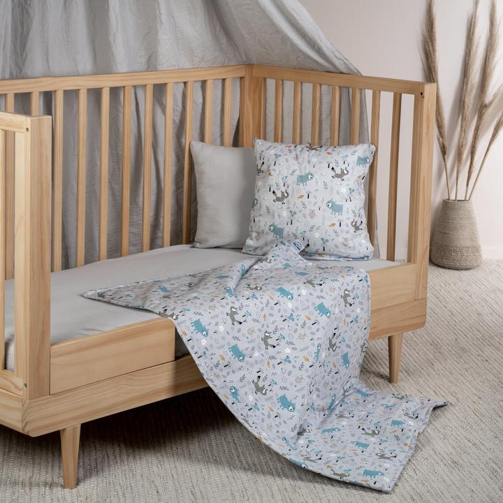 Produktbild Julius Zöllner Decke Jersey gefüttert 70/100, Smart Friends (70 x 100 cm)