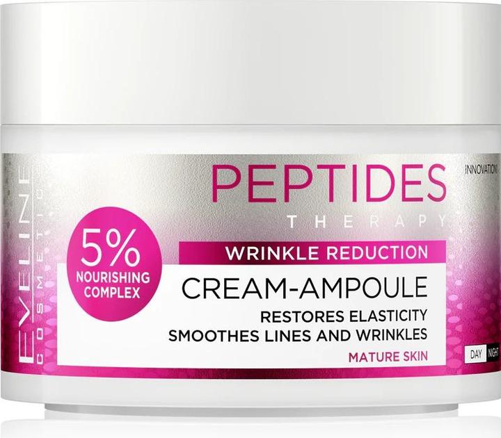 Actual product image Eveline Peptides Nourishing Cream Ampoule Nourishing Complex for Mature Skin 50ml (50 ml)