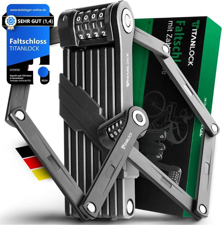 Produktbild Titanlock Faltschloss (120 cm)