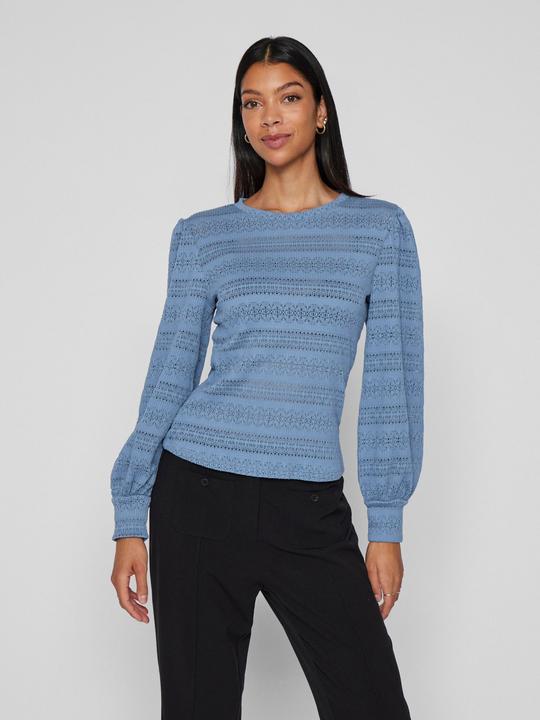 Produktbild Vila Rundhals Oberteil mit langen Ärmeln (L)