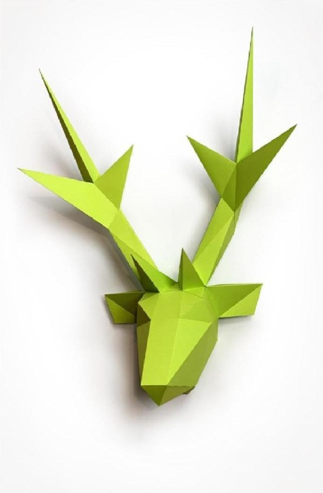 Image du produit Liebesreh JAGDTROPHÄE ROSA - Kit de bricolage - Trophée de chasse, rose