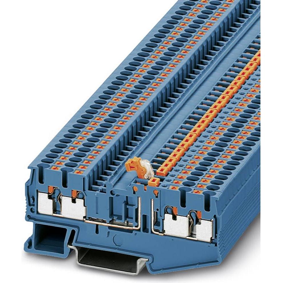 Phoenix Contact Klemmenblok PIT 2,5-QUATTRO-MT BU, Elektronica benodigdheden + Behuizing, Blauw