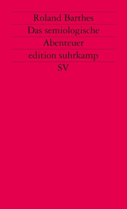 Produktbild Das semiologische Abenteuer (Deutsch, Dieter Hornig, Roland Barthes, 1988)