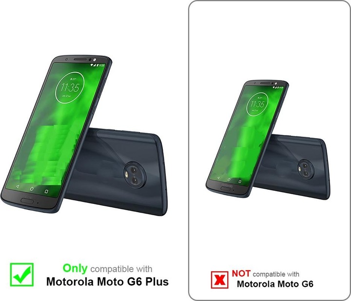 Produktbild Cadorabo Handykette für Motorola MOTO G6 PLUS Necklace Hülle mit verstellbarem Kordelband