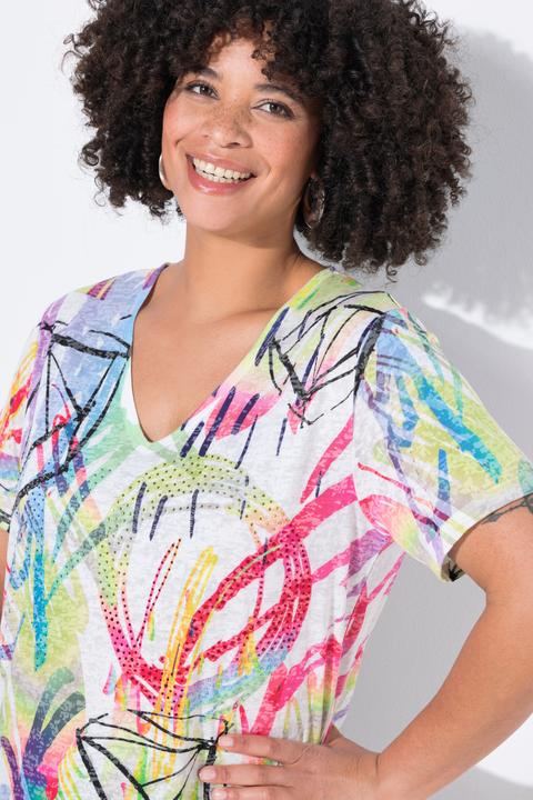 Actual product image Angel of Style T-shirt, comfortable fit, scribble pattern (44)