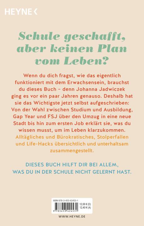 Und jetzt? Der Survival-Guide fürs Leben nach der Schule (Deutsch, Johanna Jadwiczek, 2021)