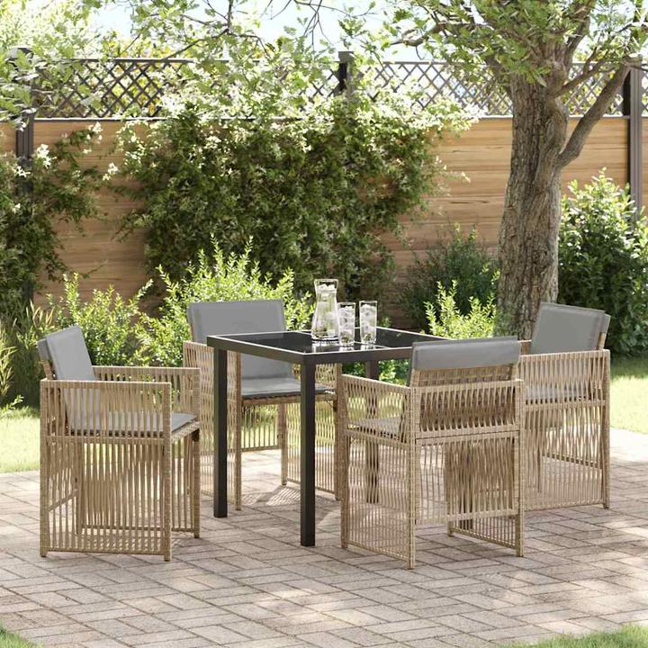 Produktbild vidaXL Garten Essgruppe (140 x 140 x 73 cm)
