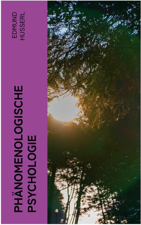 Produktbild Phänomenologische Psychologie (Deutsch, Edmund Husserl, 2022)