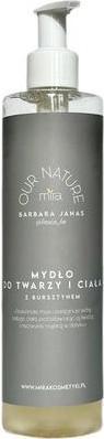 Actual product image Our Nature By Basia Face And Body Soap With Amber 300Ml (Liquid soap, 300 ml)