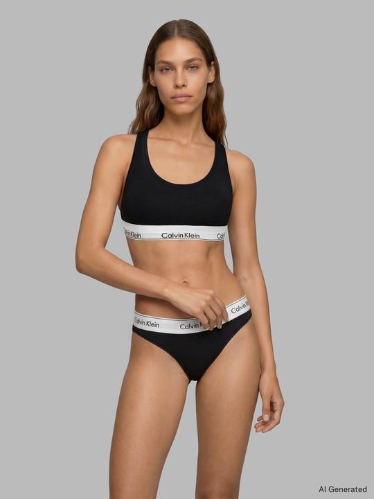 Produktbild Calvin Klein Azzurro Cotton Women's Intimates (2er Pack, M)