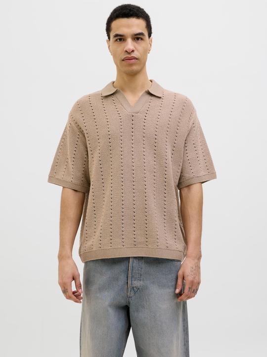 Produktbild Jack & Jones Jorparos Knit Easter Ss Crochet Polo (XXL)