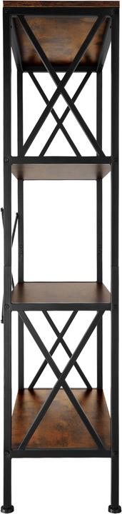 Produktbild tectake Regal Barry 61,5x31,5x133,5cm (61.50 x 61.50 x 133.50 cm)
