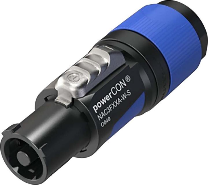 Actual product image Neutrik NAC3FXXA-W-S - powerCON blue PowerIn
