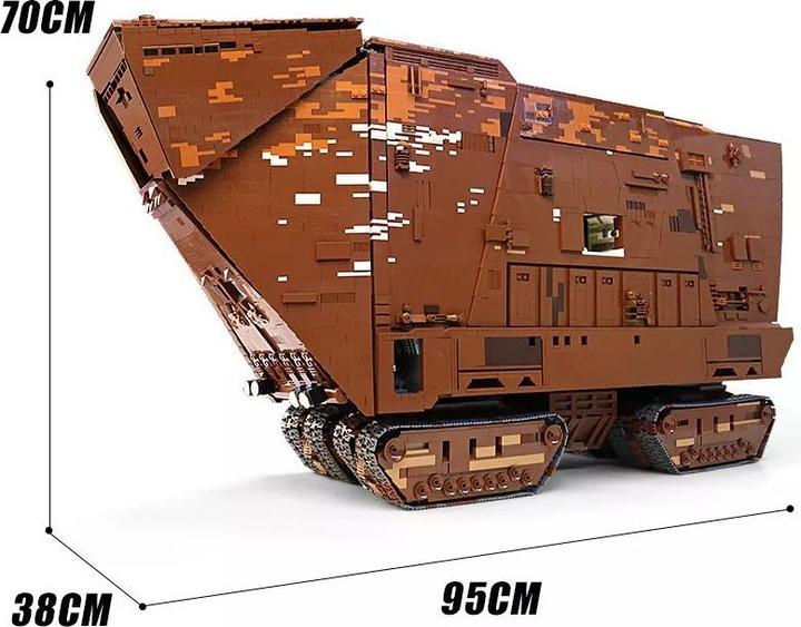 Actual product image Mould King Sandcrawler