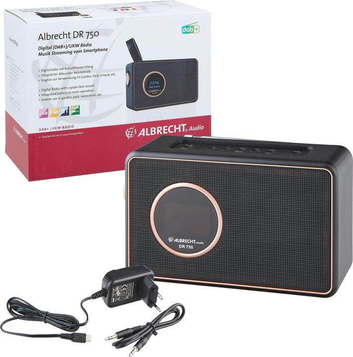 Immagine prodotto Albrecht DR 750 (FM, DAB, Bluetooth)