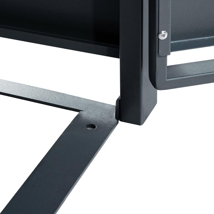 Immagine prodotto Axi Contenitore per rifiuti Lucas in metallo antracite/legno 4x 240L