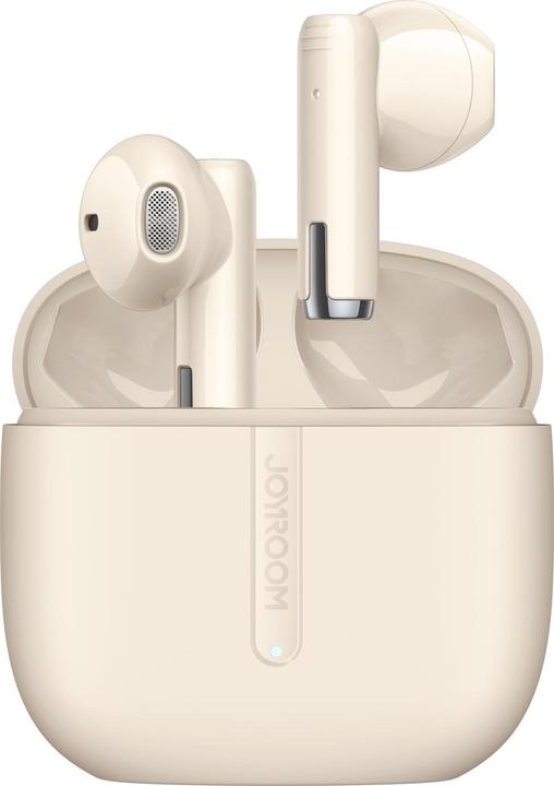 Joyroom JPods True Wireless Half In-Ear Headphones Dual-Mic ENC - Beige (20 h, Wireless)