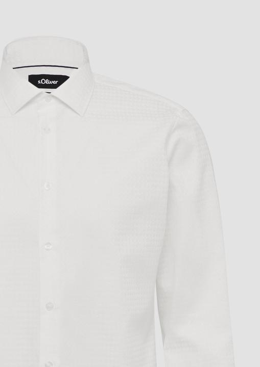 Immagine prodotto s.Oliver Hemd Tailored Fit: Jacquard-Hemd aus Baumwollstretch (38)