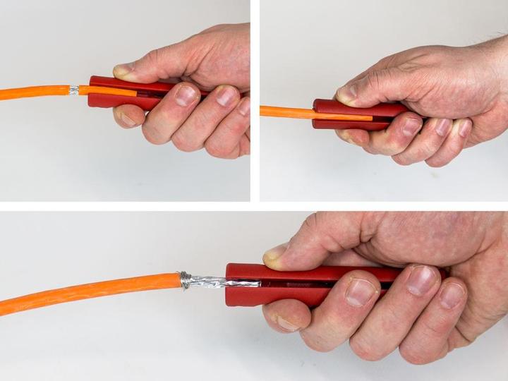 Actual product image Weicon Stripping tool Stripper No.2 Cat red/blue (115 mm)