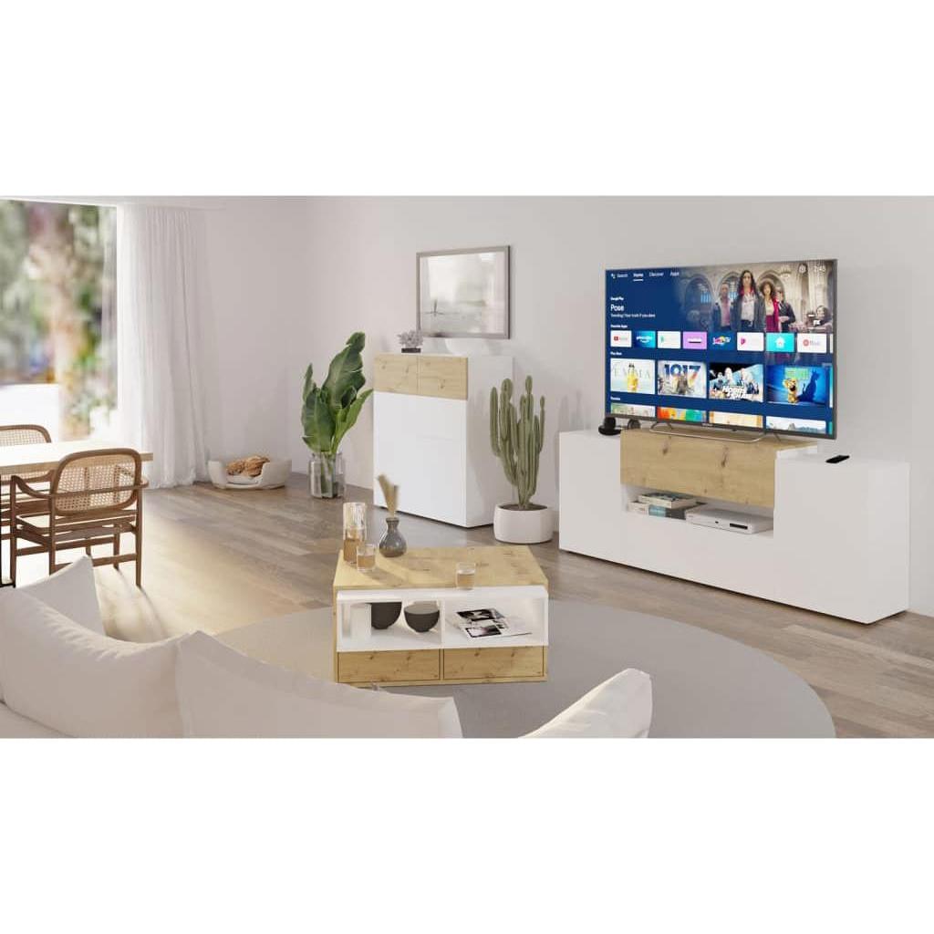 Thumbnail - FMD Möbel, TV Möbel, Collin (182 x 33 x 70 cm)