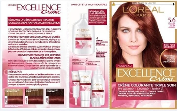 Image du produit L'Oréal Paris Excellence Hair Color Chestnut Brown Triple Care 5.60 Auburn (5.60 Auburn)