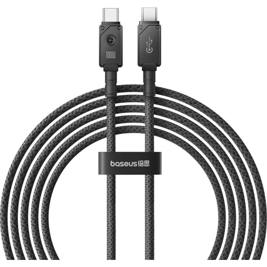 Baseus Fast Charging Data Cable USB-C to USB-C 100W, 2m - Black (2 m), USB Kabel