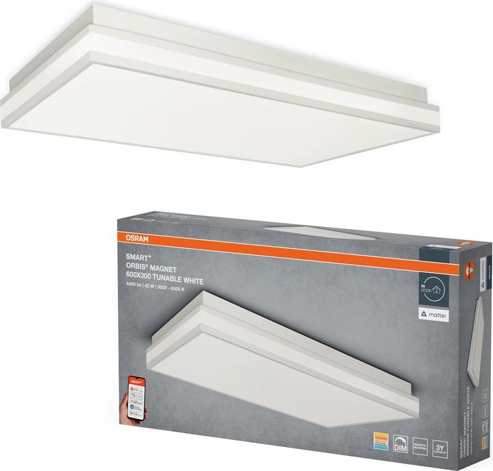 Produktbild Osram SMART+ Matter Magnet White 600x300mm Tunable White (3200 lm)