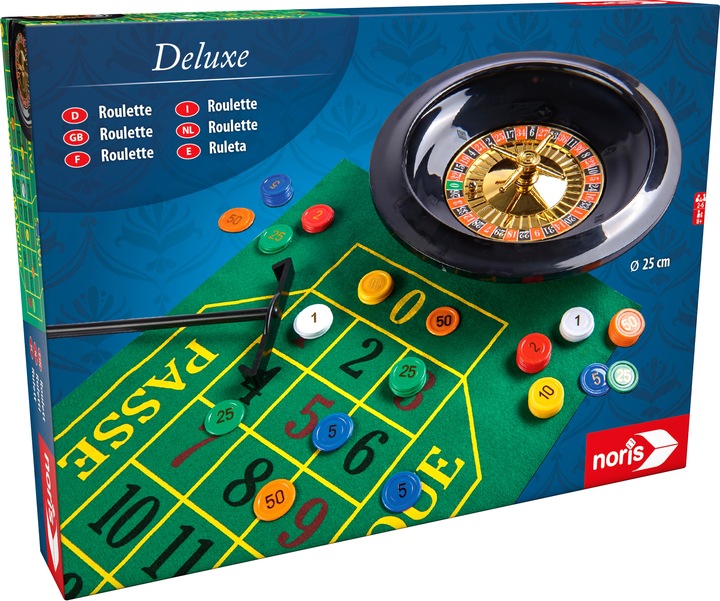 Actual product image Noris Deluxe Set - Roulette 25cm (German, French, Italian, English)