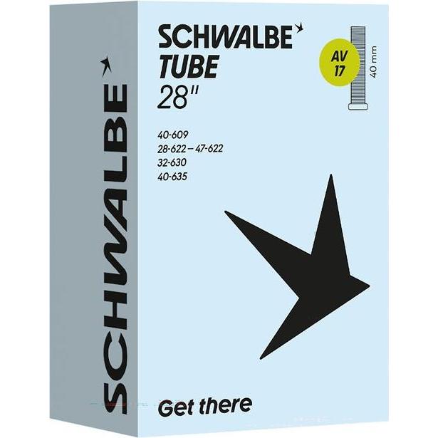 Schwalbe, Tubo per bici, (Schrader (AV), 28", 40 mm)