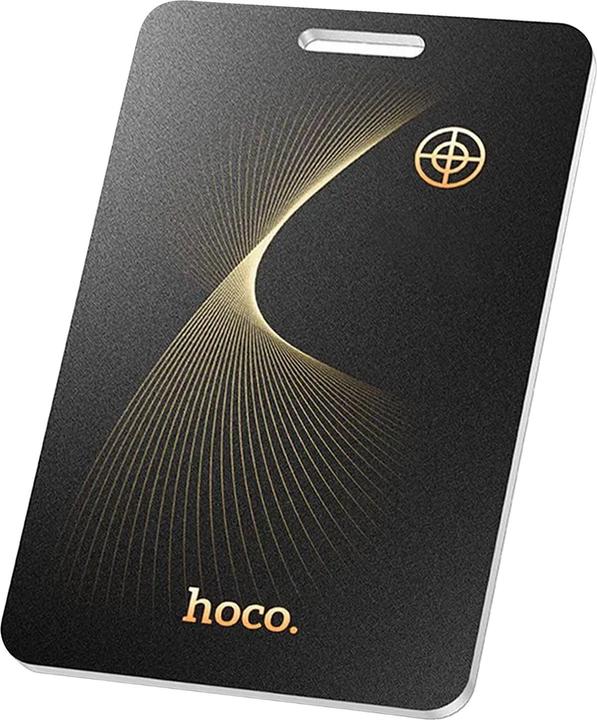 Actual product image Hoco Other Computer Accessory intelligent positioning anti-lost device card shape E92 black (Android, iOS)