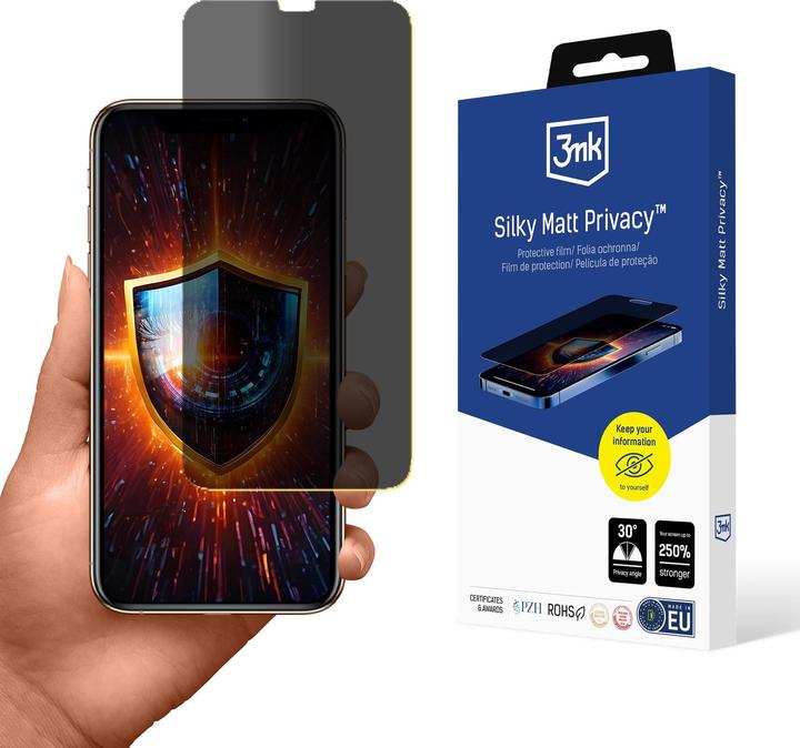 Produktbild 3MK Folia ochronna prywatyzujÄ ca matowa Silky Matt Privacy na Apple iPhone XS (Display, iPhone XS)