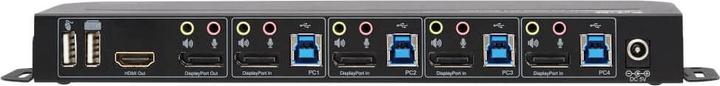 Produktbild Eaton 4-Port DisplayPort/USB KVM Switch 4K 60Hz HDR HDCP 2.2 IR DP 1.4 USB Sharing
