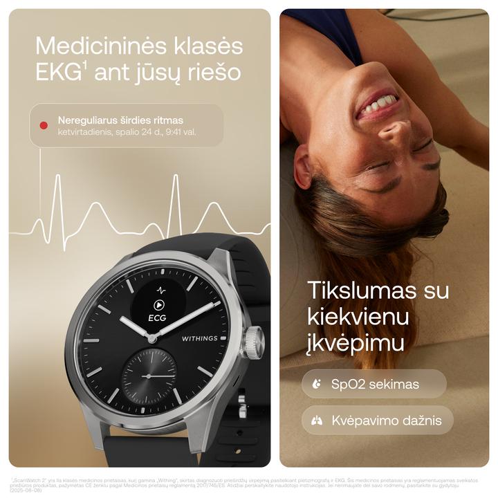 Produktbild Withings ScanWatch 2 (42 mm, nur WLAN)